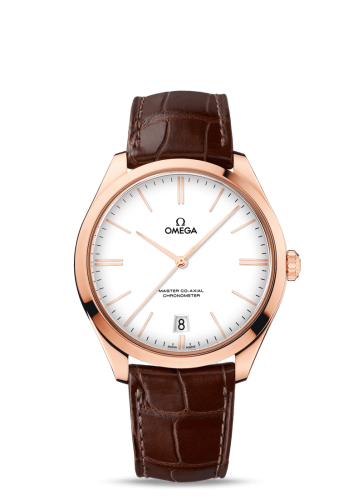 Omega De Ville Trésor Master Co-Axial Sedna Gold / White Enamel